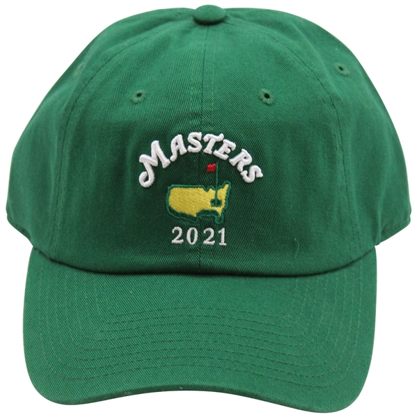 2021 Masters Tournament Dated Green Caddy Hat - New w/Tag