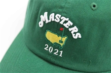 2021 Masters Tournament Dated Green Caddy Hat - New w/Tag