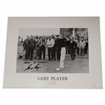 Gary Player Signed Back & White at St. Andrews Photo w/Arnie St. Andrews JSA #CE33689