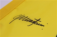Colin Montgomerie Signed 2014 Senior PGA Championship Screen Flag JSA ALOA