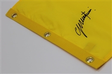 Colin Montgomerie Signed 2014 Senior PGA Championship Screen Flag JSA ALOA
