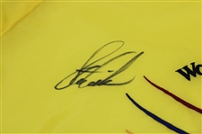 Stewart Cink Signed 2004 NEC WGC Championship Used Hole #12 Flag w/COA & JSA ALOA