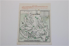 Jack Nicklaus Signed 1965 Masters Tournament Friday Pairing Sheet JSA ALOA