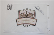 Bernhard Langer Signed 2017 KitchenAid Sr PGA Championship Embroidered Flag JSA ALOA