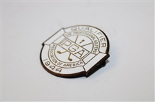 1944 PGA Championship at Manito G&CC Contestant Badge - Bob Hamilton Winner