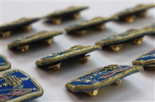 Ten (10) 1977 Ryder Cup at Royal Lytham & St. Annes & Three (3) 1975 Small Blue Coat Crests