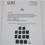 Ten (10) 1977 Ryder Cup at Royal Lytham & St. Annes & Three (3) 1975 Small Blue Coat Crests