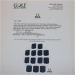 Ten (10) 1977 Ryder Cup at Royal Lytham & St. Annes & Three (3) 1975 Small Blue Coat Crests