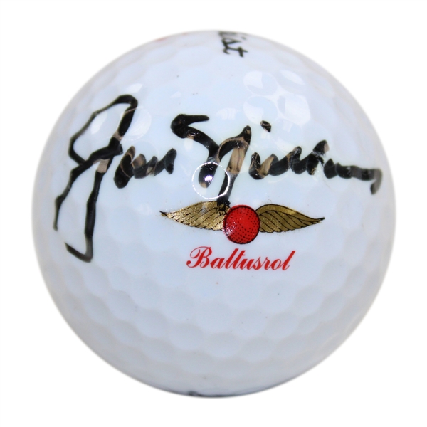 Jack Nicklaus Signed Baltusrol Logo Golf Ball JSA ALOA
