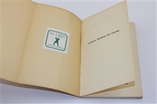 1937 'Physical Training For Golfers' by Lieut Stark First Edition Book