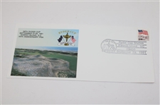 Small American Flag, (3) Pairing Sheets & Unused Event Cover From 1991 Ryder Cup at Kiawah Island