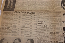 1950 Los Angeles Times Ben Hogan 'Comeback' Sports Section Cover