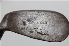 Three (3) Wood Shafted Clubs: Beekett Backspin Mashie, LH Mills Putter & Braid Mills Putter w/ Shaft Stamp