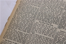 1930 New York Times Bobby Jones 'Jones Wins U. S. Open For The Fourth Time As 10,000 Look On' Newspaper Article