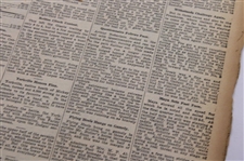 1930 New York Times Bobby Jones 'Jones Wins U. S. Open For The Fourth Time As 10,000 Look On' Newspaper Article