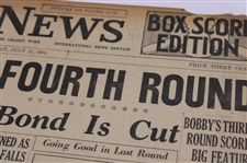 1930 The News Bobby Jones 'Jones Leads In Fourth Round' Newspaper Article