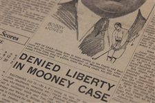 1930 The News Bobby Jones 'Jones Leads In Fourth Round' Newspaper Article