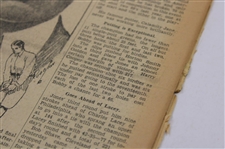 1930 The News Bobby Jones 'Jones Leads In Fourth Round' Newspaper Article