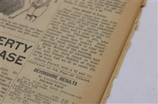1930 The News Bobby Jones 'Jones Leads In Fourth Round' Newspaper Article