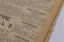 1930 The News Bobby Jones 'Jones Leads In Fourth Round' Newspaper Article