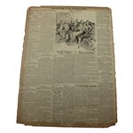 1930 The News Bobby Jones 'Jones Leads In Fourth Round' Newspaper Article