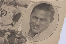 1933 Atlanta Journal Bobby Jones 'Bobby Jones Returns To The Movies' Newspaper Article