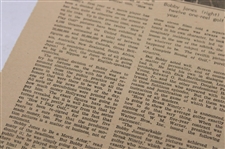 1933 Atlanta Journal Bobby Jones 'Bobby Jones Returns To The Movies' Newspaper Article