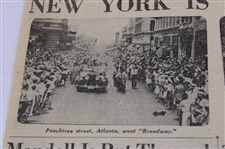 1930 Detroit News Bobby Jones 'The Emperor Of All Golf Receives The Plaudits Of The Multitude' Newspaper Article