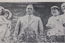 1930 Detroit News Bobby Jones 'The Emperor Of All Golf Receives The Plaudits Of The Multitude' Newspaper Article