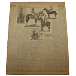 1919 New York Times Bobby Jones 'Golf Stars Will Meet At Siwanoy' Newspaper Article/Photo