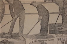1919 New York Times Bobby Jones 'Golf Stars Will Meet At Siwanoy' Newspaper Article/Photo