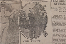 1919 New York Times Bobby Jones 'Golf Stars Will Meet At Siwanoy' Newspaper Article/Photo
