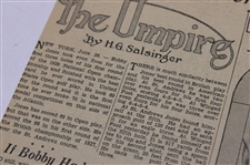 1929 Detroit News Bobby Jones 'He's The Houdini Of The Links' Newspaper Article