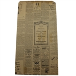 1927 Kansas City Star Bobby Jones 'The Finish Of The Championship Match' Newspaper Article