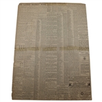 1927 Kansas City Star Bobby Jones 'Ready For The National Amateur Golf Championship Tourney' Newspaper Article