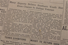 1916 Los Angeles Evening Express Bobby Jones 'Golf Champion To Meet Boy Marvel In Tourney Today' Newspaper Article