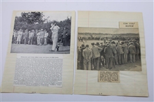 1938 Challenge Match Locke/Brews Vs. Cotton/Whitcomb at Walton Heath Photo, Articles & Scorecard