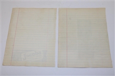 1938 Challenge Match Locke/Brews Vs. Cotton/Whitcomb at Walton Heath Photo, Articles & Scorecard