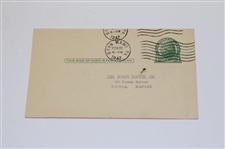 Max Marston Signed GPC - 1923 US Amateur Champ JSA ALOA