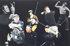 Gary Player Signed Grand Slam Collage Photo JSA #CK13472