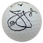 Jim Furyk Signed 58 Callaway Logo Golf Ball JSA ALOA