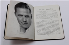 1935 'Rights and Wrongs of Golf' by Bobby Jones AG Spalding & Bros Green Cover Booklet