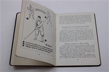1935 'Rights and Wrongs of Golf' by Bobby Jones AG Spalding & Bros Green Cover Booklet