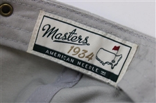 Augusta National GC Masters Tournament Pine Green Circle Logo Stone Colored Hat