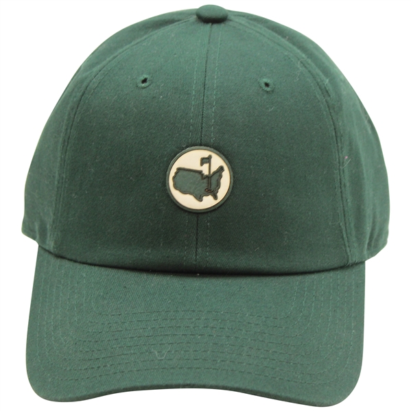 Augusta National GC Masters Tournament Stone w/Green Circle Logo Pine Green Hat - New w/Tag