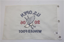 2003, 2005, 2006 & 2007 US Open Embroidered White Flags - Furyk, Campbell, Ogilvy & Cabrera