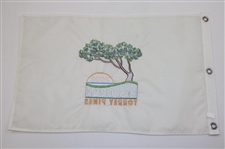 2008, 2010, 2012 & 2013 US Open Embroidered White Flags - Woods, McDowell, Simpson & Rose