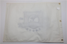 2008, 2010, 2012 & 2013 US Open Embroidered White Flags - Woods, McDowell, Simpson & Rose