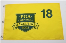 2001, 2002, 2003 & 2006 PGA Championship Flags - Toms, Beem, Micheel & Woods