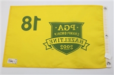 2001, 2002, 2003 & 2006 PGA Championship Flags - Toms, Beem, Micheel & Woods